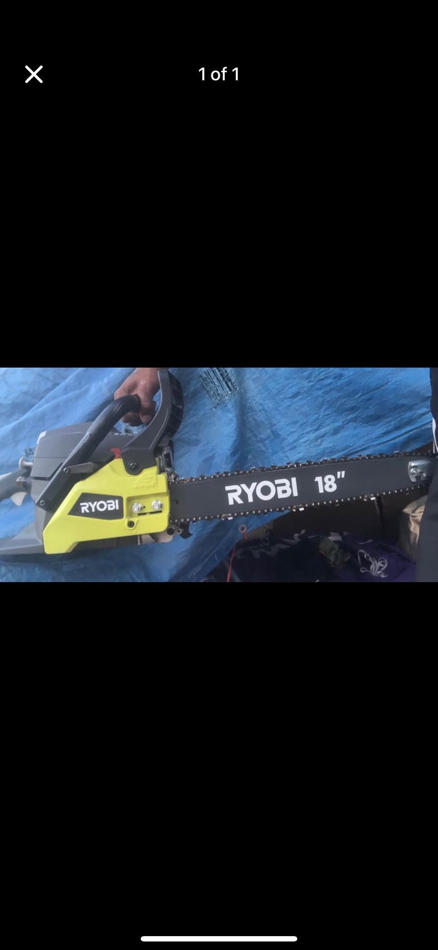 Ryobi Chainsaw 18”
