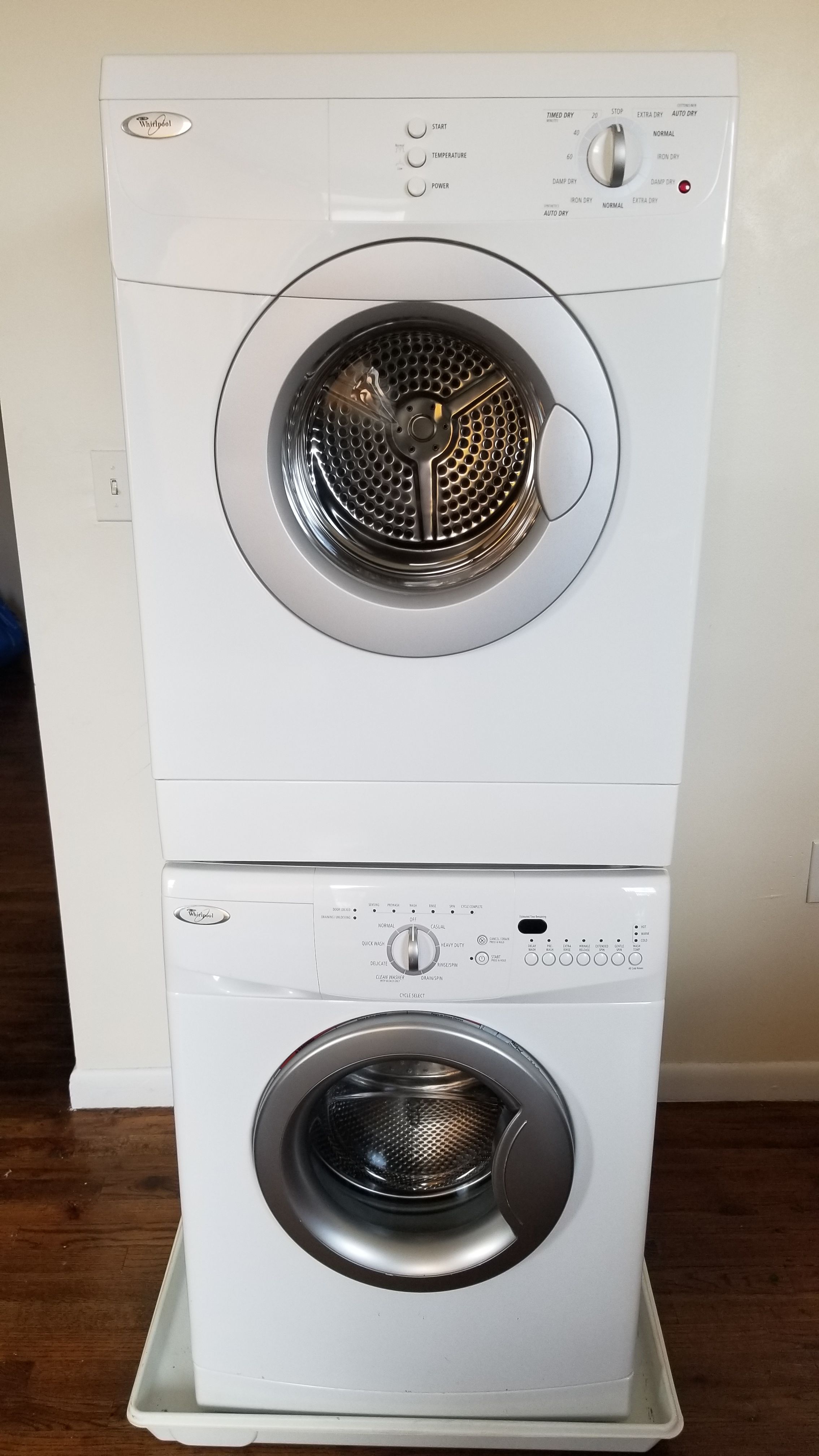 Whirlpool Stacked Washer Dryer