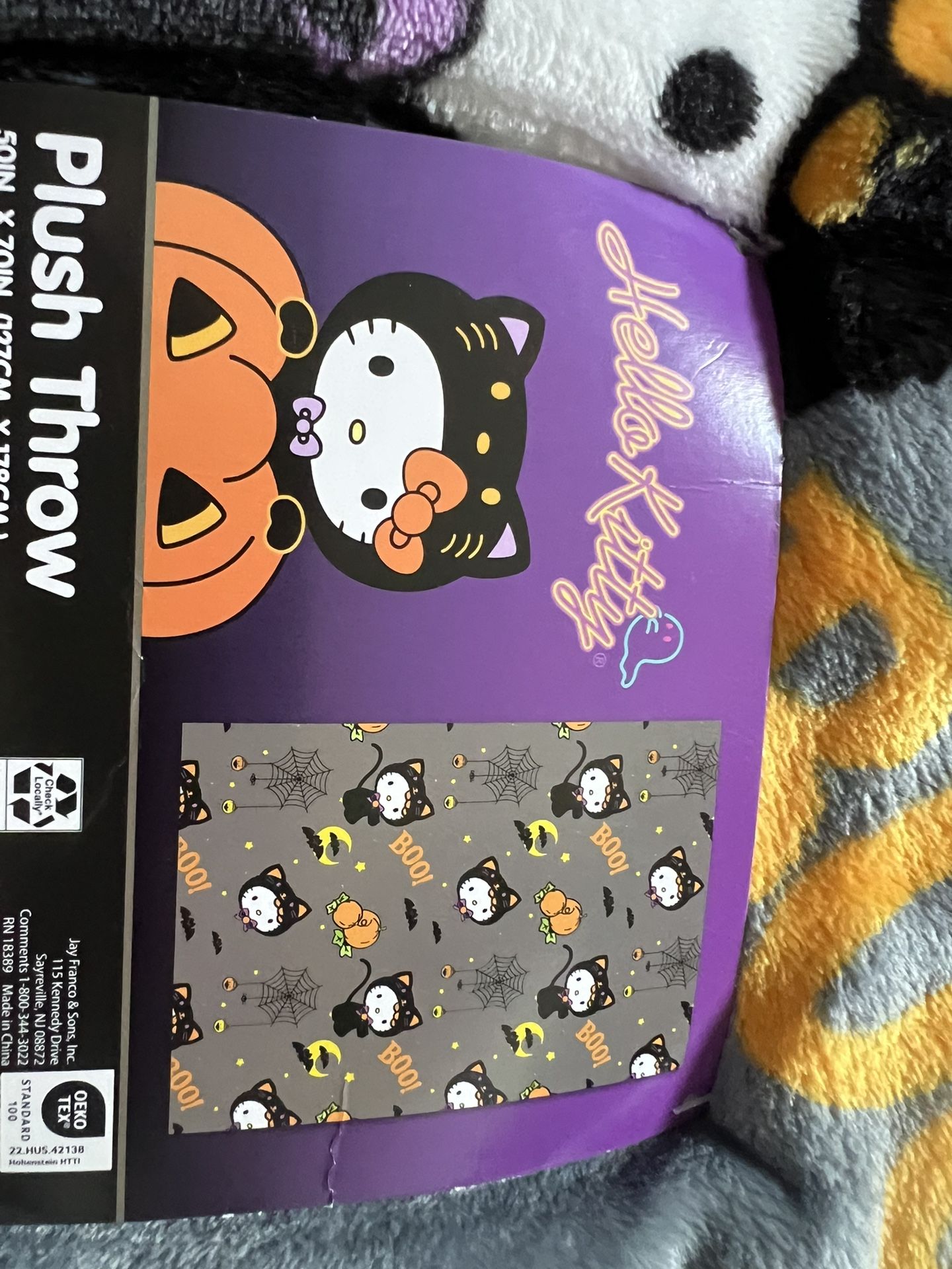 Hello Kitty Halloween Blanket