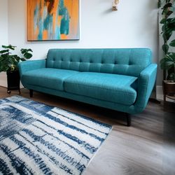 Hill City Teal Sofa