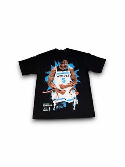Sergio Calabasas Minnesota Timberwolves Anthony Edwards #5 player tee shirt medium
