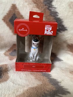 NEW Hallmark 2020 The Secret Life Of Pets 2 MAX Christmas Ornament