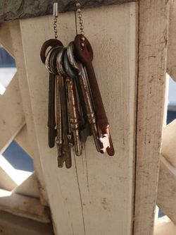 Antique Skeleton Key Set on Ring