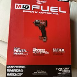 3/8” Impact Wrench Tool Only. New $150 Firm Price 