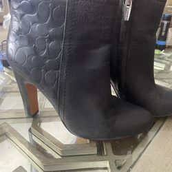 Coach Leather Boots