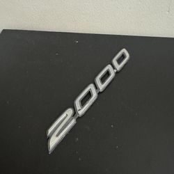 Genuine   OEM   Honda   S2000 "2000"   Emblem   