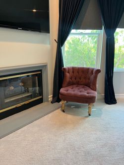 Maroon Lounge Chair