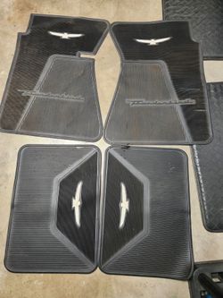 1963  4 piece floor mats in great shape need little cleaning.