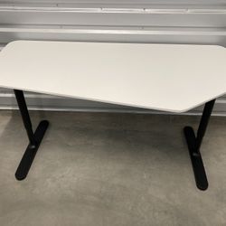 WHITE IKEA BEKANT DESKS 