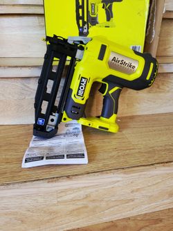Ryobi New, ONE+ 18V AirStrike 16-Gauge Cordless Finish Nailer (Tool Only)
