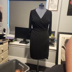 Black Wrap Dress