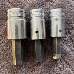 Snap On -1/2” Drive STD Hex Driver Sockets