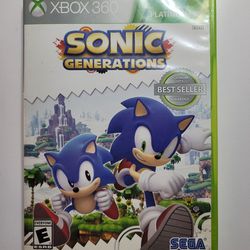 Xbox 360 / Xbox X Game .. Sonic Generations !!!