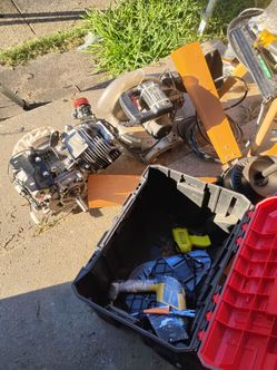 Mixed Lot of Used Tools and Engine ceiling fan