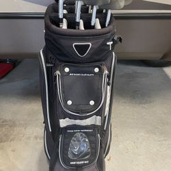 Golf Clubs and Bag