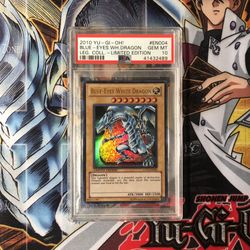 Yugioh PSA 10 Blue Eyes White Dragon LC01-EN004