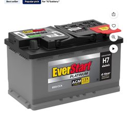 EverStart Platmum H7 Battery 850 Cold Cranking Amps, 140 Minute Of Reserve Capacity