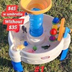 Water Table W Umbrella READ DESCRIPTION 