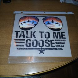 Talk To Me Goose Iron Ons