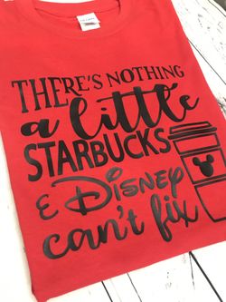 Disney and Starbucks Shirt