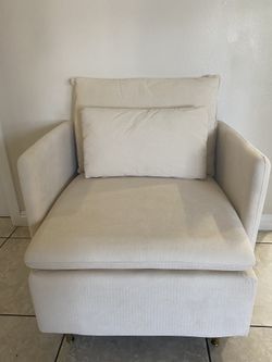 Beige Accent Chair