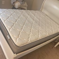 Queen Bed Mattress Two Little Tables Only Serious Buyers 