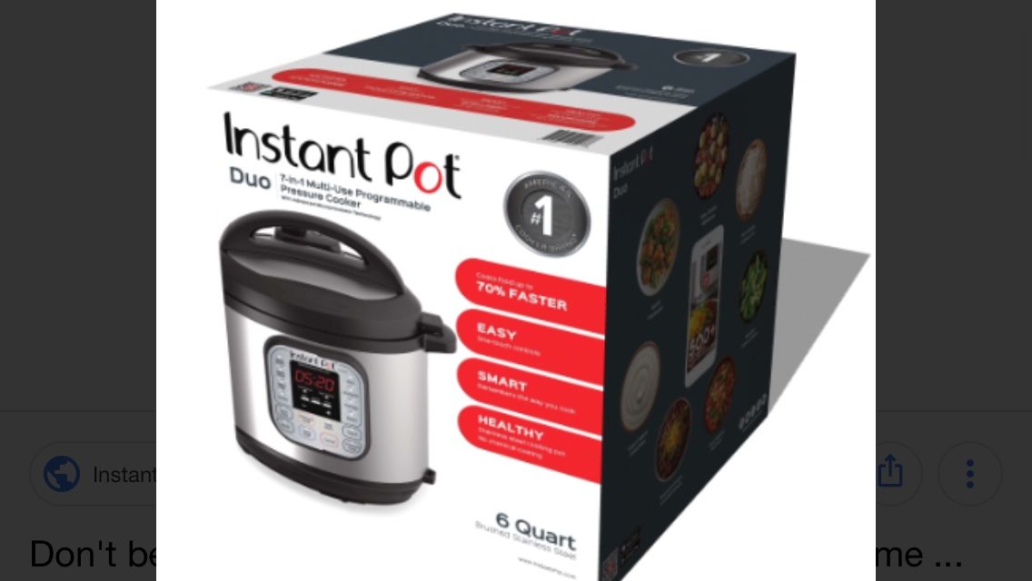 Instant pot