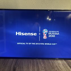 48.5in Hisense Tv With Amazon FireStick