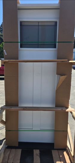 Jeld-Wen 36x80 Fiberglass Left-Hand Inswing Entry Door