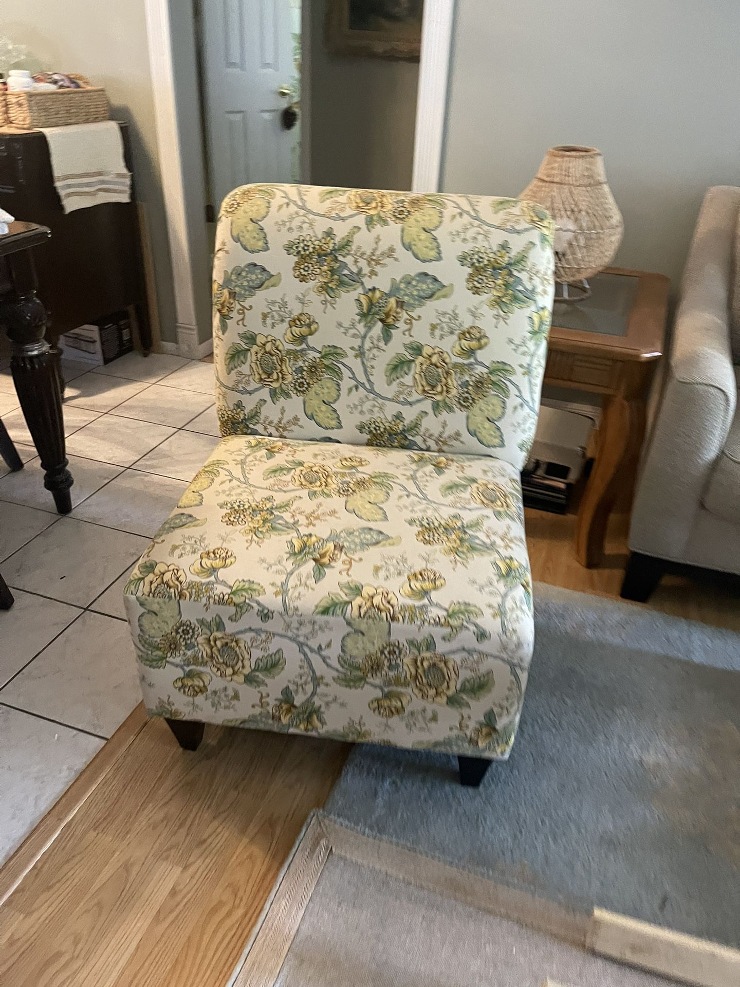 Floral Chair.