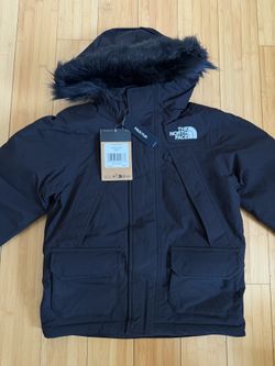NEW AUTHENTIC The North Face Boys McMurdo Parka Black - Size XS