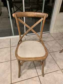 4 wooden chairs