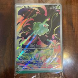 Pokemon Bulbasaur 133/132 Mega Evolutions Enhanced Box Stamped Promo SEALED!