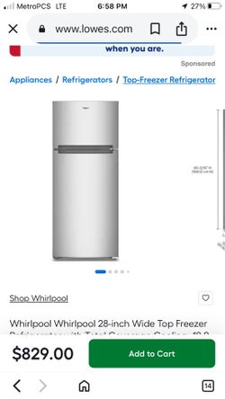 Whirlpool fridge