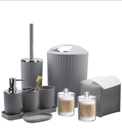 Bathroom accessory set