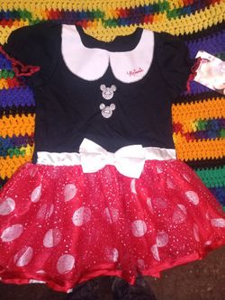 Mickey Mouse Brand New Disney Dress Girls Brand New With Tag