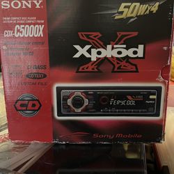 Sony Explode Am/Fm Cd Player For
