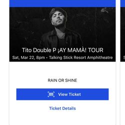 Tito Double P Tickets 