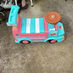 Ride On Ice Cream Car For Kids Like New!