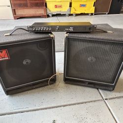 Rolls powerful MA1705 rack Mixer Amplifier 70w with Multivox Speakers