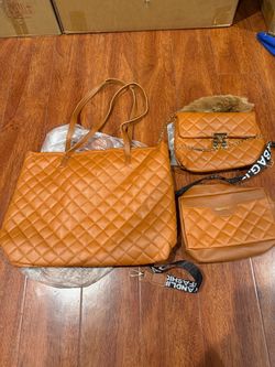 Three brand-new bags, $10 for all of them.