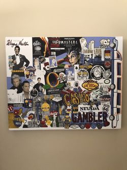 Steve Kaufman Las Vegas Painting