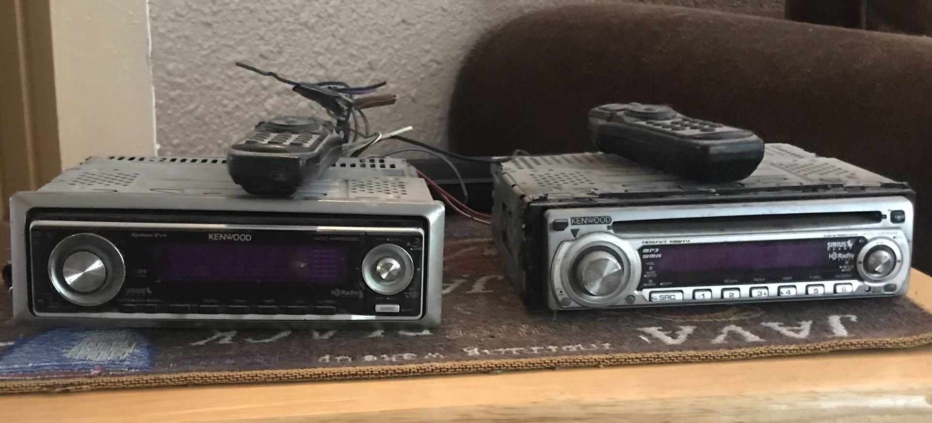 Two Kenwood Car Stereos-Working