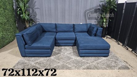 🛋️ Blue LaZboy Modular Sectional (Delivery Available!! )