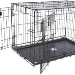 Precision Pet 24” Foldable Wire Dog Crate – Two Doors, Great Condition