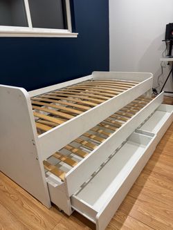 IKEA Twin Bed Frame with Storage