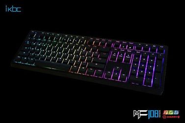 ikbc MF 108 Mechanical Keyboard  RGB Metal Hotswap - Like New