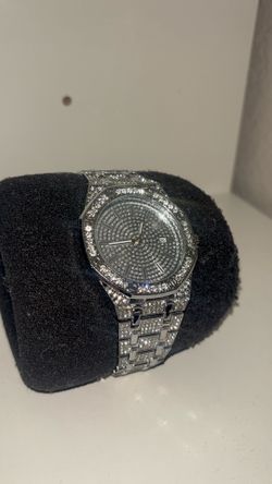 Fully iced buss down watch