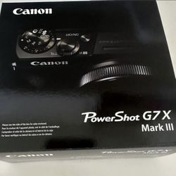 PowerShot G7 X Mark III Digital Camera