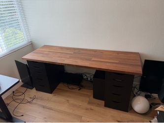 IKEA KARLBY COUNTERTOP / ALEX DESK